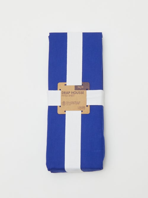 Katoenen hoeslaken voor 1-persoonsbed (90x190 cm) - Kiabi Home - Kiabi