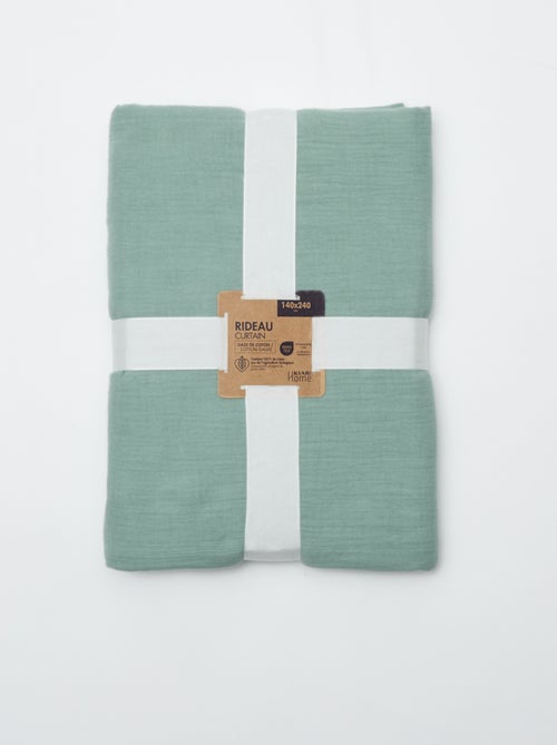 Katoenen hoeslaken voor 2-persoonsbed (160x200 cm) - Kiabi Home - Kiabi