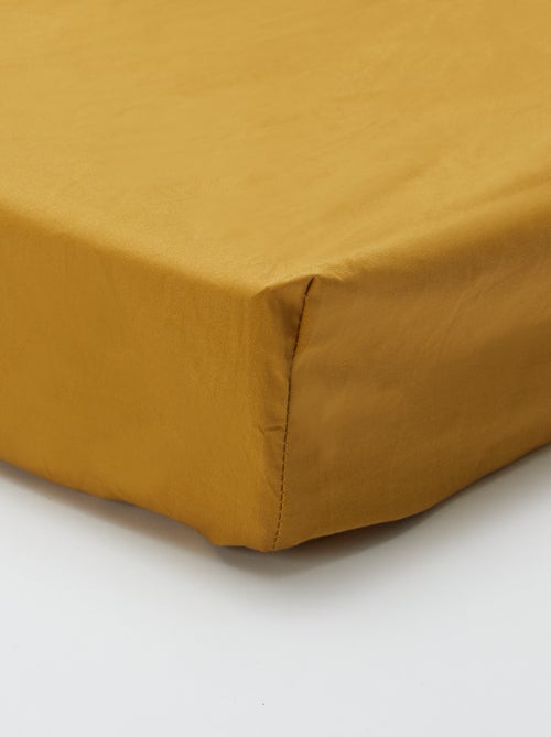 Katoenen hoeslaken voor 2-persoonsbed (160x200 cm) - Kiabi Home - Kiabi