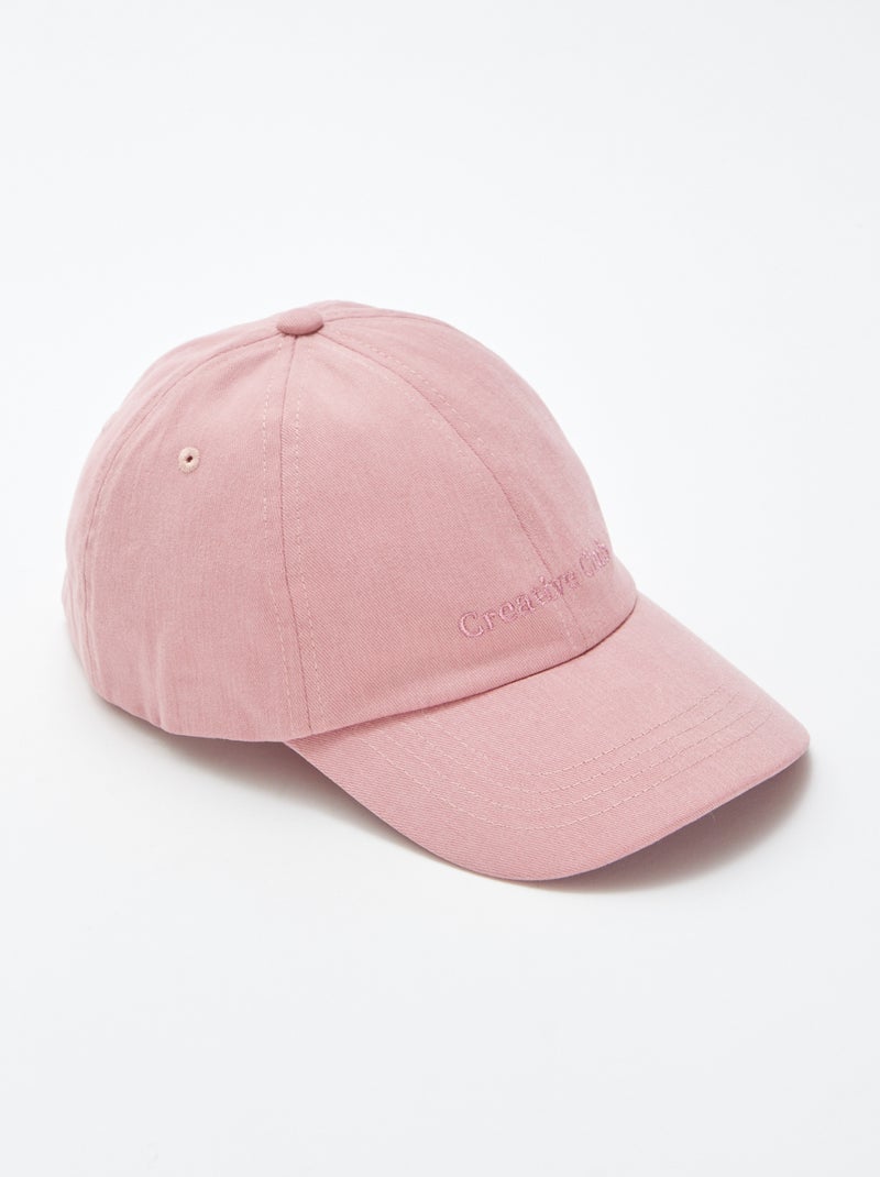 Katoenen honkbalpet ROSE - Kiabi