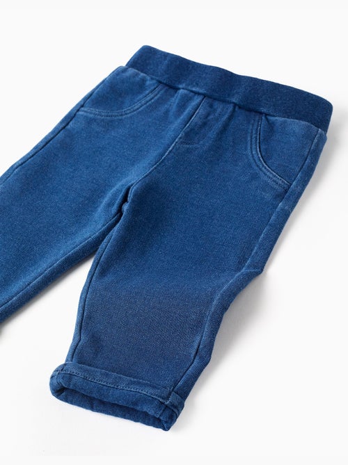 Katoenen jeans met decoratieve zakken - Kiabi
