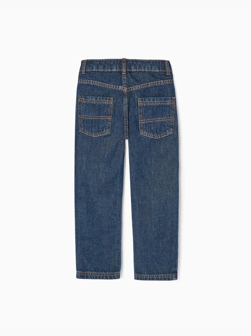 Katoenen jeans met rechte pasvorm - Kiabi Katoenen jeans met rechte pasvorm - Kiabi