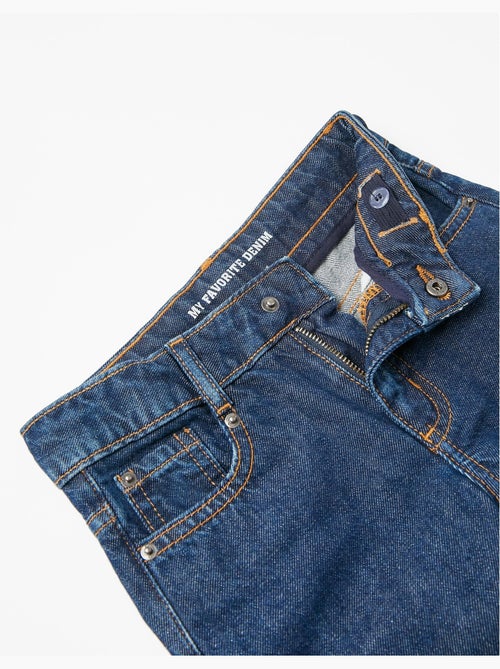 Katoenen jeans met rechte pasvorm - Kiabi Katoenen jeans met rechte pasvorm - Kiabi
