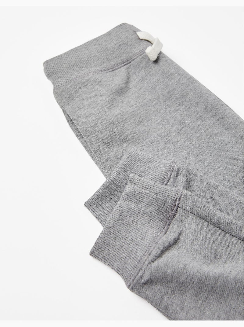 Katoenen joggers Grijs - Kiabi
