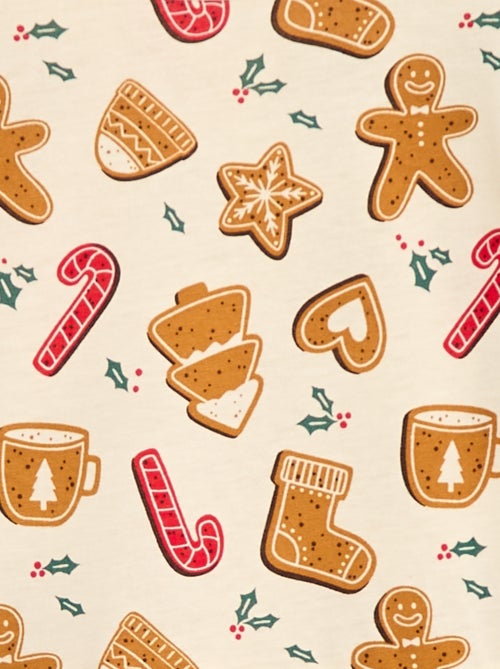 Katoenen jurk met motiefje - Kiabi