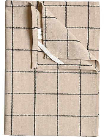 Katoenen keukenhanddoek met ruitpatroon