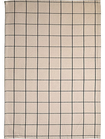 Katoenen keukenhanddoek met ruitpatroon