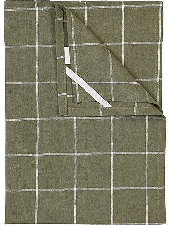 Katoenen keukenhanddoek met ruitpatroon