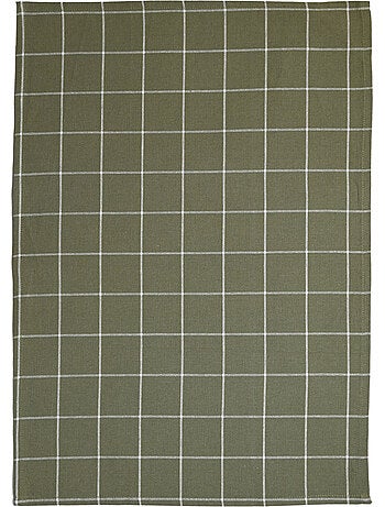 Katoenen keukenhanddoek met ruitpatroon