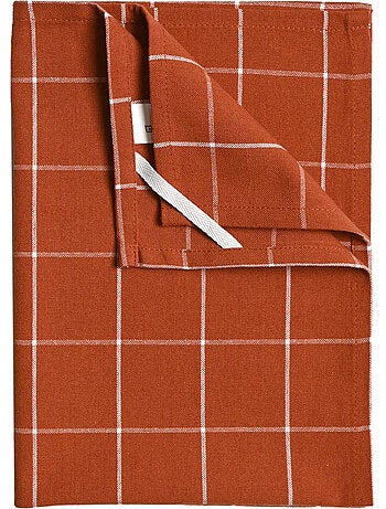 Katoenen keukenhanddoek met ruitpatroon