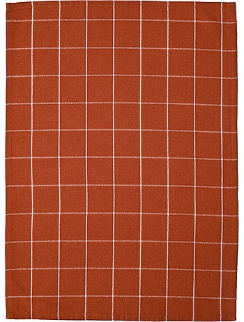 Katoenen keukenhanddoek met ruitpatroon