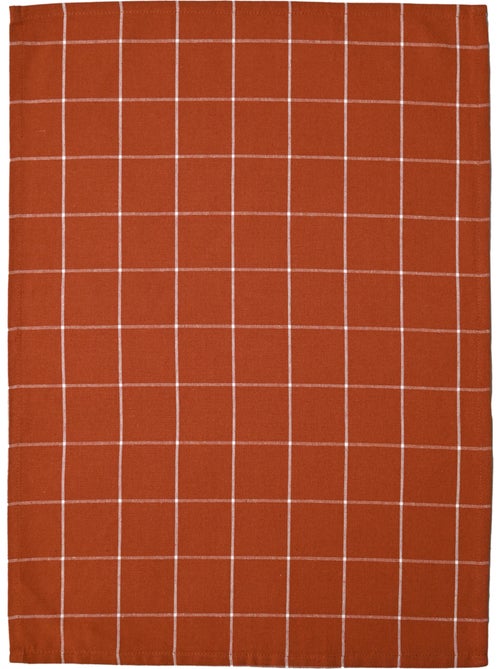 Katoenen keukenhanddoek met ruitpatroon - Kiabi
