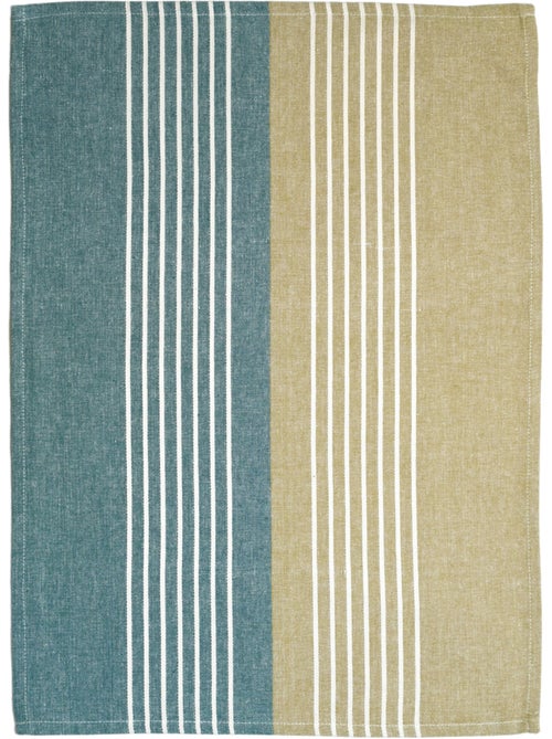 Katoenen keukenhanddoek met tweekleurige strepen - Kiabi Katoenen keukenhanddoek met tweekleurige strepen - Kiabi