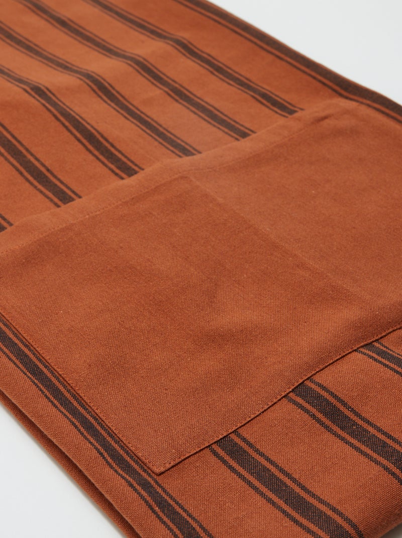 Katoenen keukenschort BRUIN - Kiabi