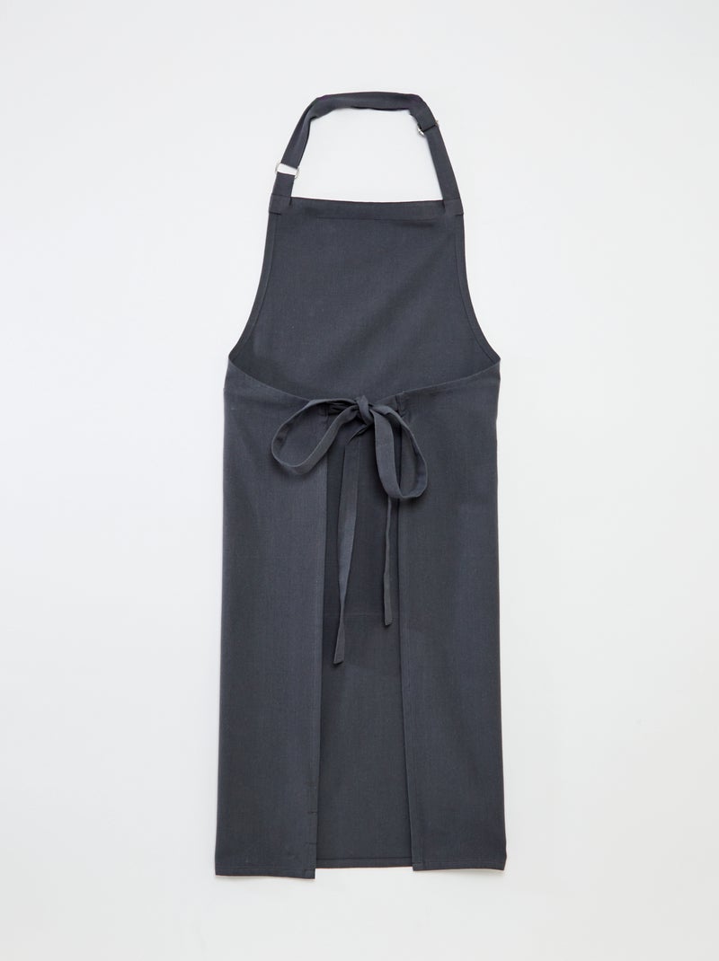 Katoenen keukenschort GRIJS - Kiabi