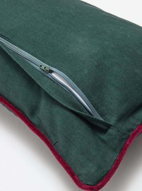 Katoenen kussenhoes met kerstprint 30 x 50 cm - Kiabi