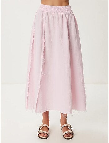 Katoenen mouwloze blouse en set met wijde broekrok istanbul