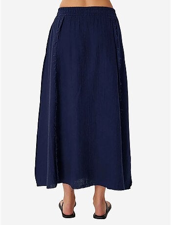 Katoenen mouwloze blouse en set met wijde broekrok istanbul