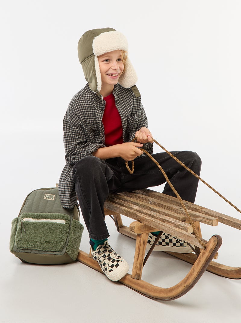 Katoenen overhemd Zwart - Kiabi