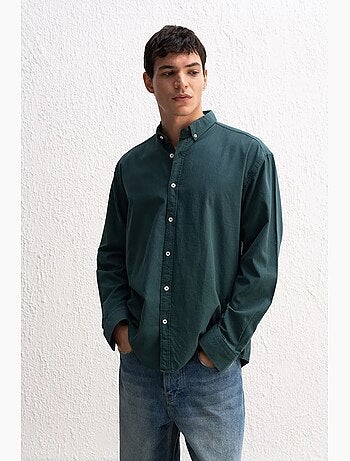 Katoenen oversized overhemd met knopen giesto