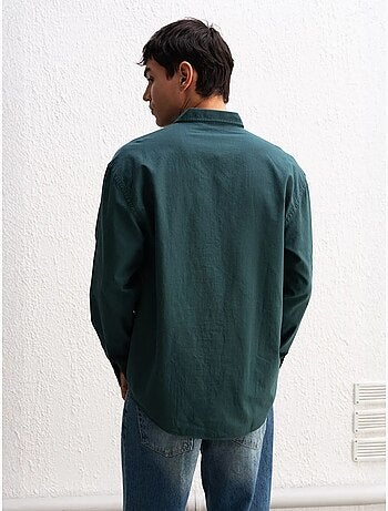 Katoenen oversized overhemd met knopen giesto
