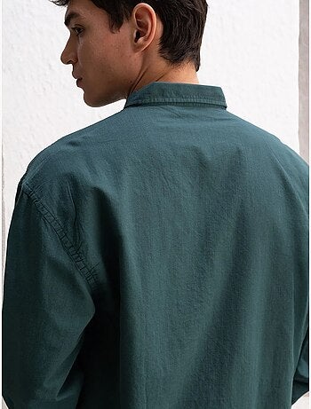 Katoenen oversized overhemd met knopen giesto