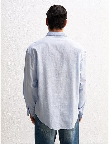 Katoenen oversized overhemd met knopen giesto