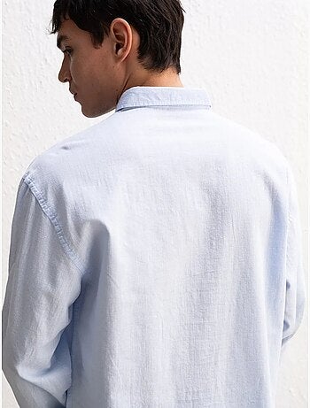 Katoenen oversized overhemd met knopen giesto