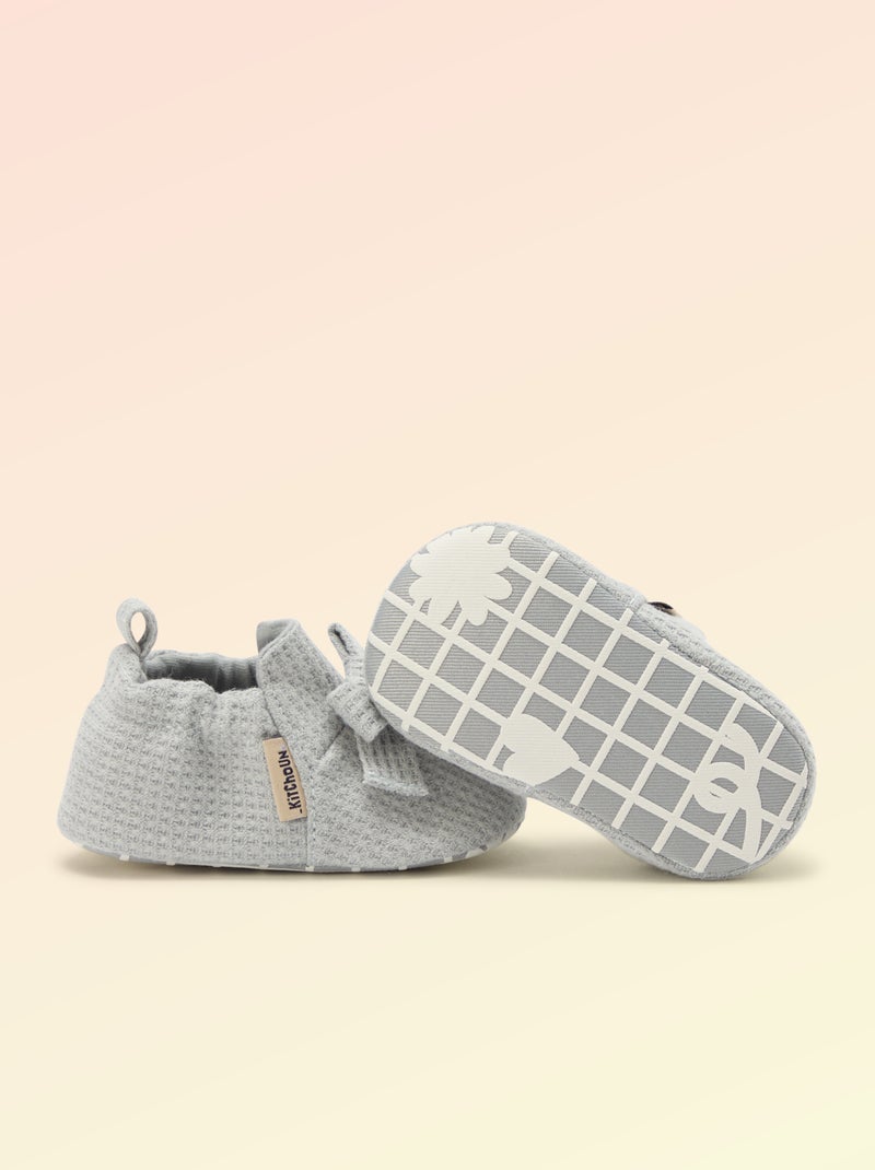 Katoenen pantoffels 'Kitchoun' Blauw - Kiabi