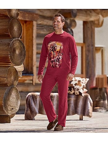 Katoenen pyjama indian spirit - atlas for men