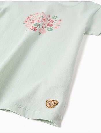 Katoenen pyjama met bloemenprint