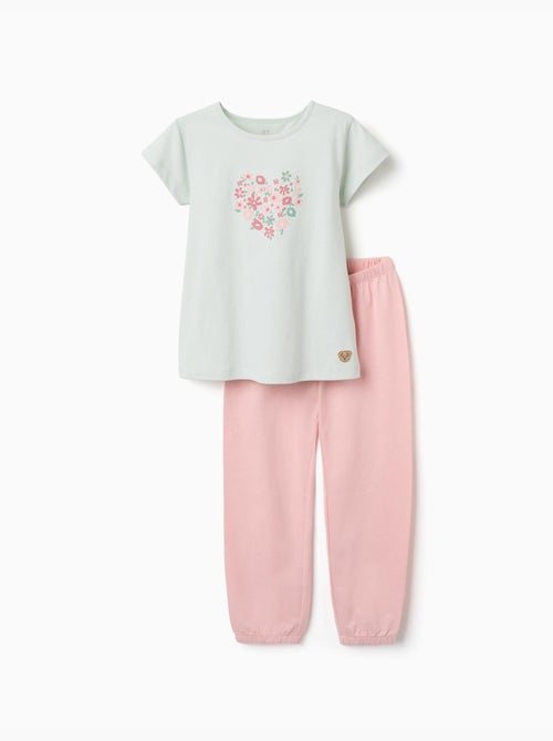 Katoenen pyjama met bloemenprint - Kiabi Katoenen pyjama met bloemenprint - Kiabi