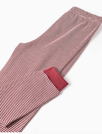 Katoenen pyjama met korte mouwen en gewatteerd masker