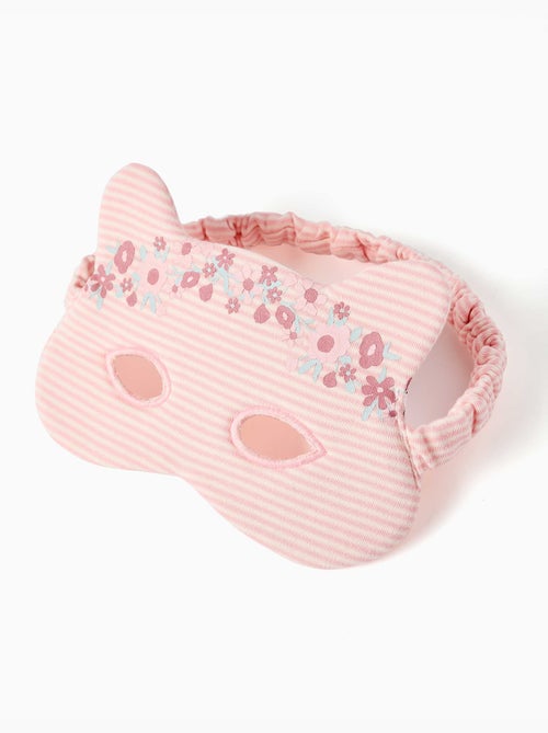 Katoenen pyjama met korte mouwen en gewatteerd masker - Kiabi Katoenen pyjama met korte mouwen en gewatteerd masker - Kiabi