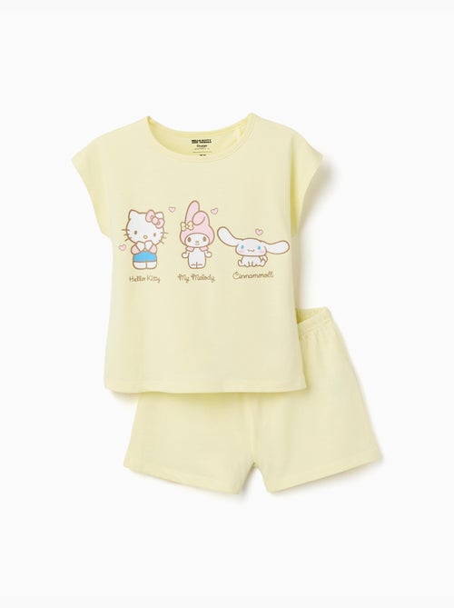 Katoenen pyjama met korte mouwen met hello kitty print - Kiabi Katoenen pyjama met korte mouwen met hello kitty print - Kiabi