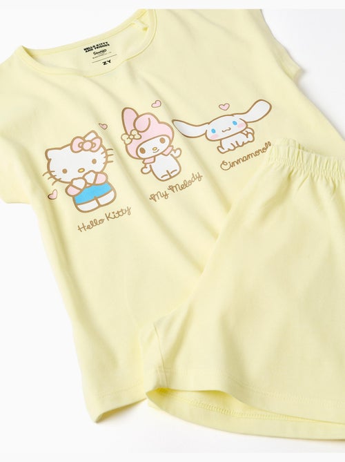 Katoenen pyjama met korte mouwen met hello kitty print - Kiabi Katoenen pyjama met korte mouwen met hello kitty print - Kiabi