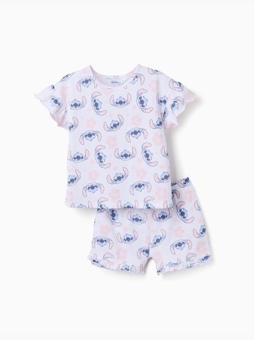 Katoenen pyjama met korte mouwen met stitch-motief - Kiabi Katoenen pyjama met korte mouwen met stitch-motief - Kiabi