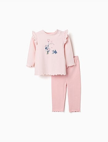 Katoenen pyjama met minnie & figaro