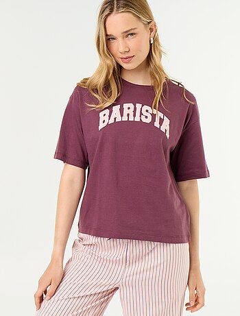 Katoenen pyjamaset - T-shirt + broek