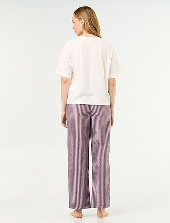 Katoenen pyjamaset - T-shirt + broek
