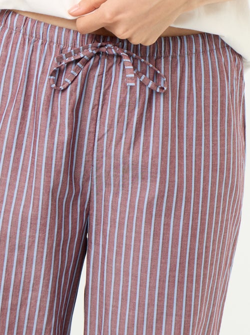 Katoenen pyjamaset - T-shirt + broek - Kiabi