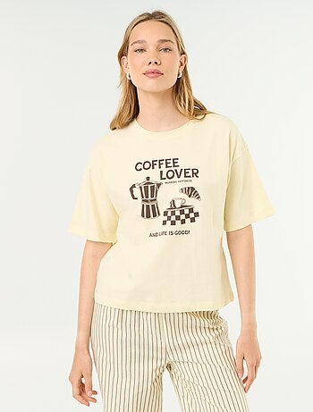 Katoenen pyjamaset - T-shirt + broek