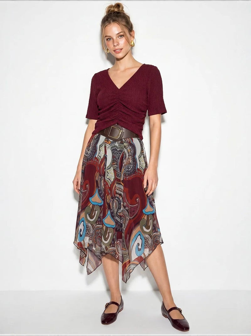 Katoenen rok lucci Multicolor - Kiabi