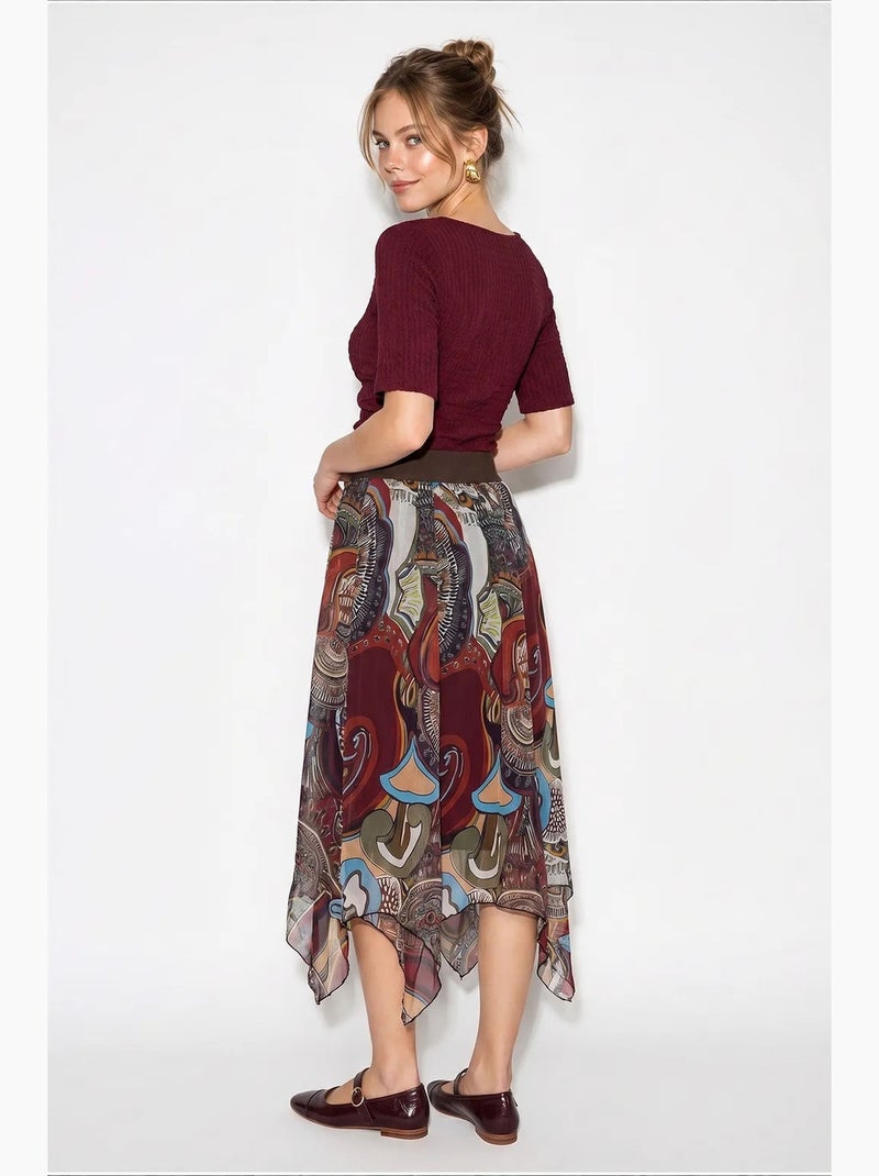 Katoenen rok lucci Multicolor - Kiabi