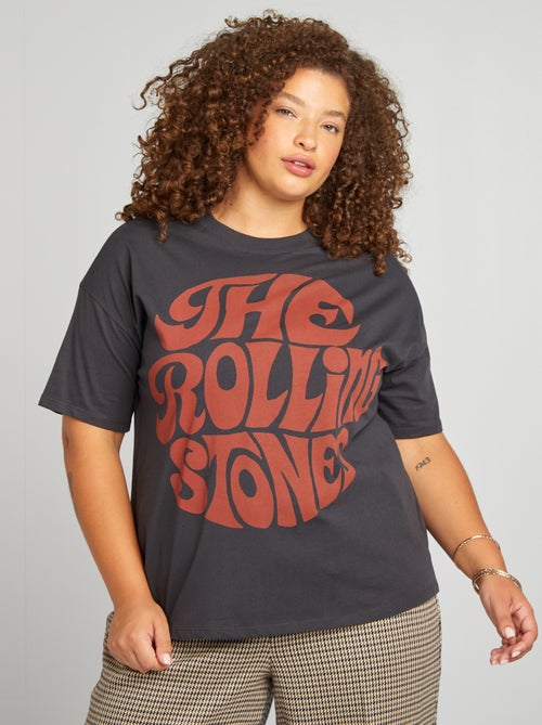 Katoenen Rolling Stones-T-shirt - Kiabi