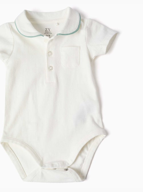 Katoenen rompertje en shortset - Kiabi Katoenen rompertje en shortset - Kiabi
