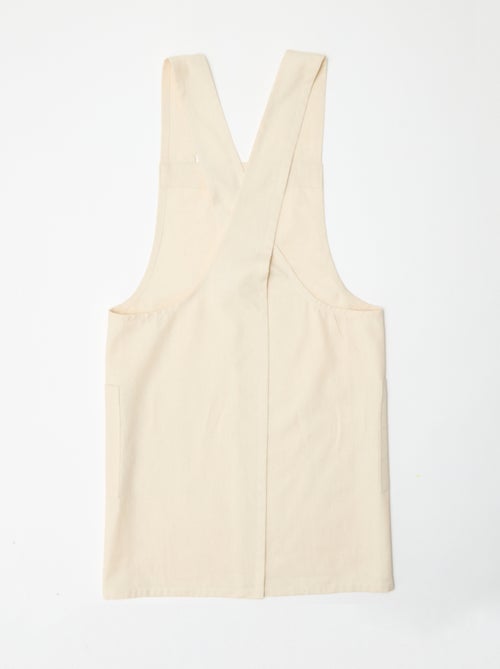 Katoenen schort met kerstprint voor volwassenen 94x69 cm - Kiabi