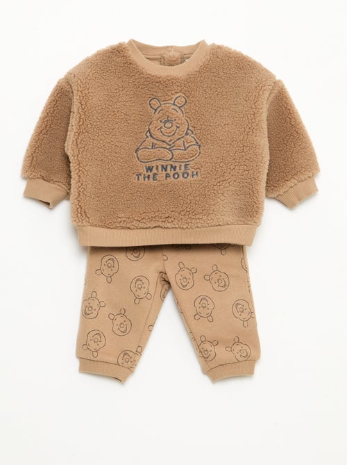 Katoenen setje - Sweater + broek 'Disney' 'Winnie' - Kiabi
