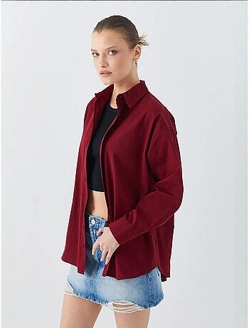 Katoenen shirt met lange mouwen mixray