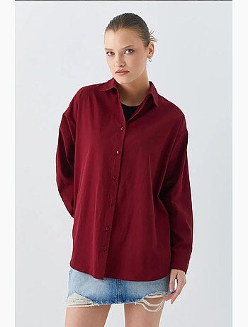 Katoenen shirt met lange mouwen mixray